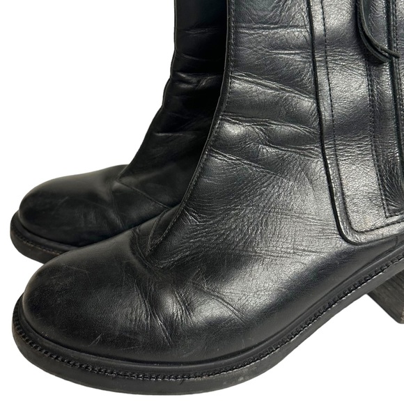 Maison Martin Margiela Leather Side Zip Ankle Boot Size 9 - Picture 4 of 8